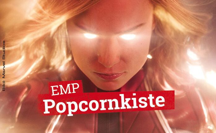 Die EMP Popcornkiste vom 7. März 2019 mit CAPTAIN MARVEL u. a.