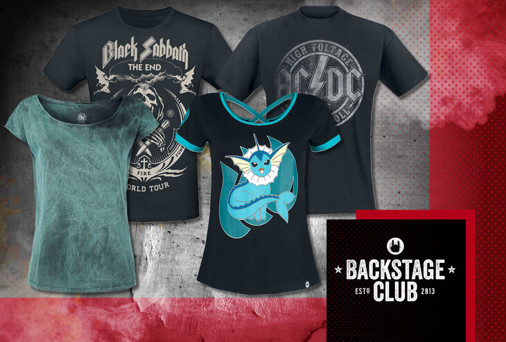 Der T-Shirt Deal - Nur für Backstage Club Mitglieder!