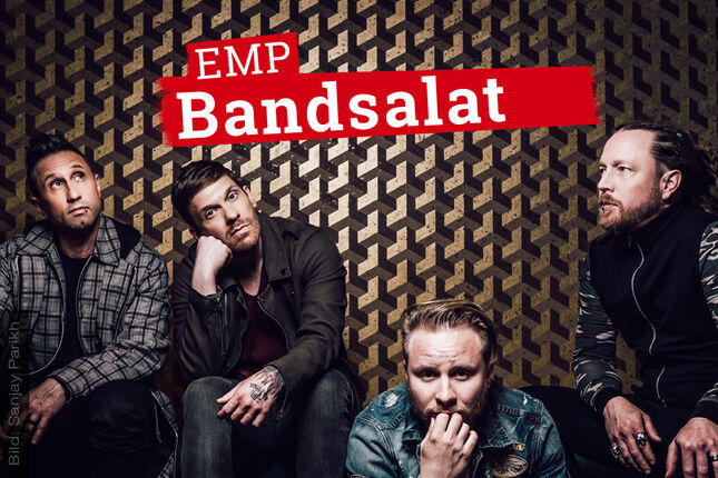 EMP Bandsalat mit SHINEDOWN: Eric Bass ist „Metal as fuck” – selbst im weißen V-Neck-Shirt