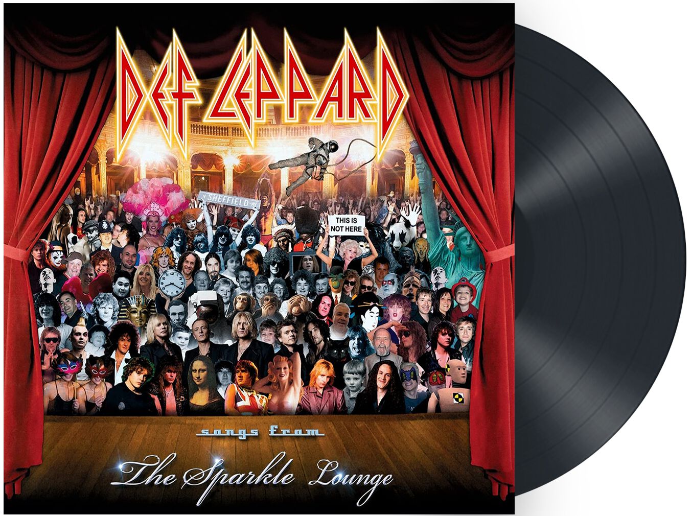 Image of Def Leppard Songs from the sparkle lounge LP schwarz