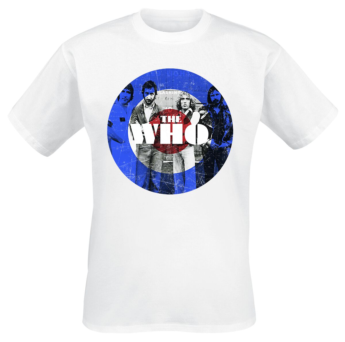 Image of The Who Circle Photo T-Shirt weiß