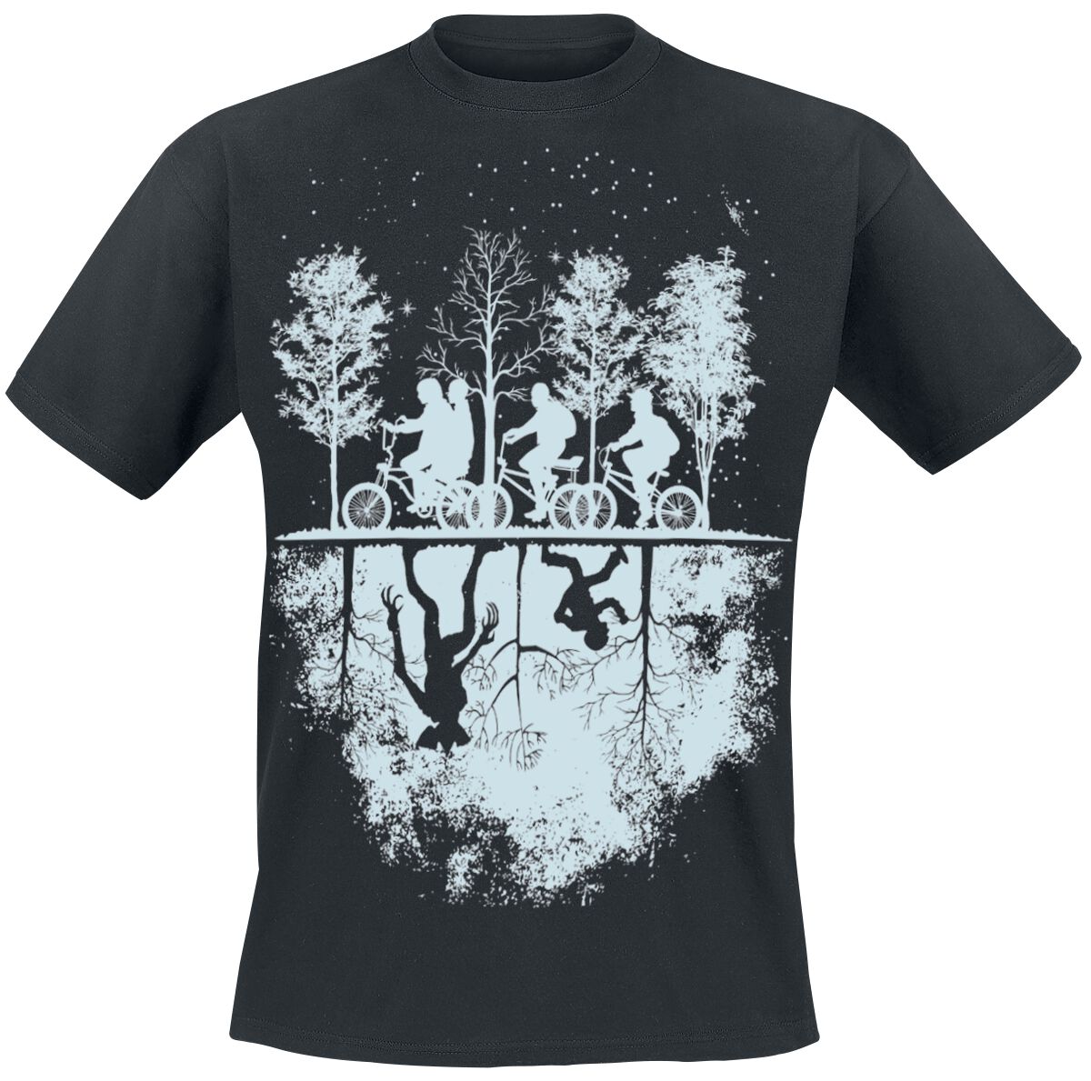 Stranger Things T-Shirt - Upside Down - M bis 3XL - für Männer - Größe XXL - schwarz  - EMP exklusives Merchandise!
