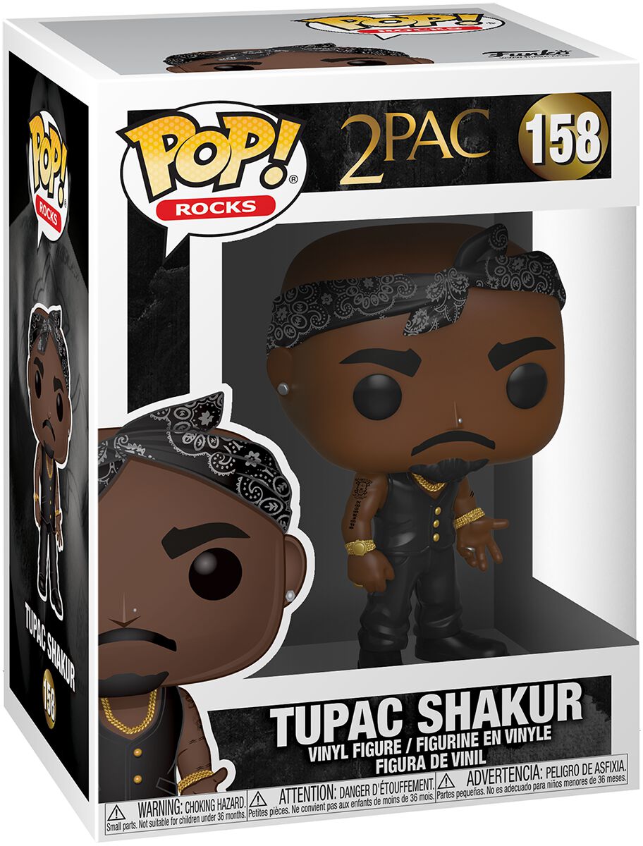 Tupac Shakur Tupac Shakur (2Pac) Rocks Vinyl Figur 158 Funko Pop! multicolor