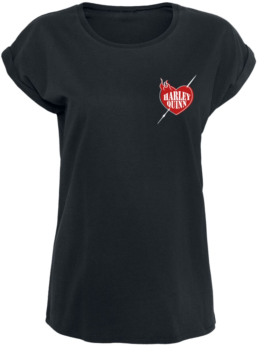 Suicide Squad - DC Comics T-Shirt - Harley Quinn - S - für Damen - Größe S - schwarz  - EMP exklusives Merchandise!