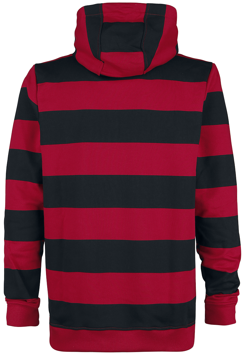 Atticus Despair Hoodie Kapuzenpullover schwarz rot