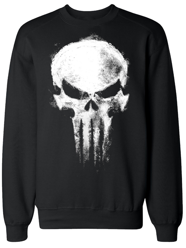 The Punisher  Sweatshirt - Skull - for Men - black