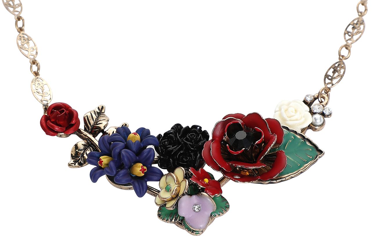 Lovett & Co. Cluster Flower Necklace Necklace multicolour