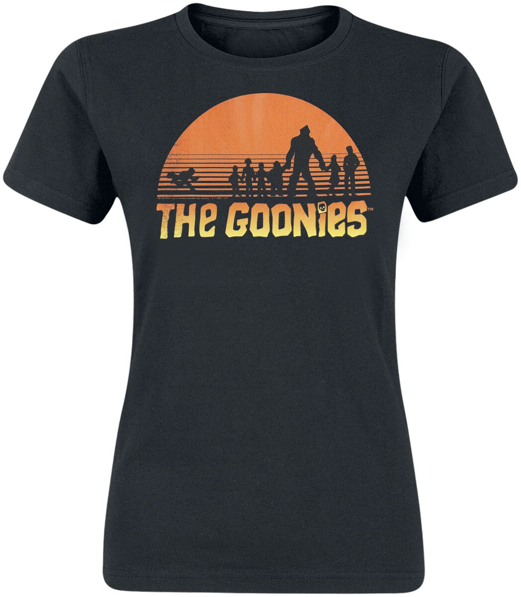 The Goonies Sunset Group T-Shirt black
