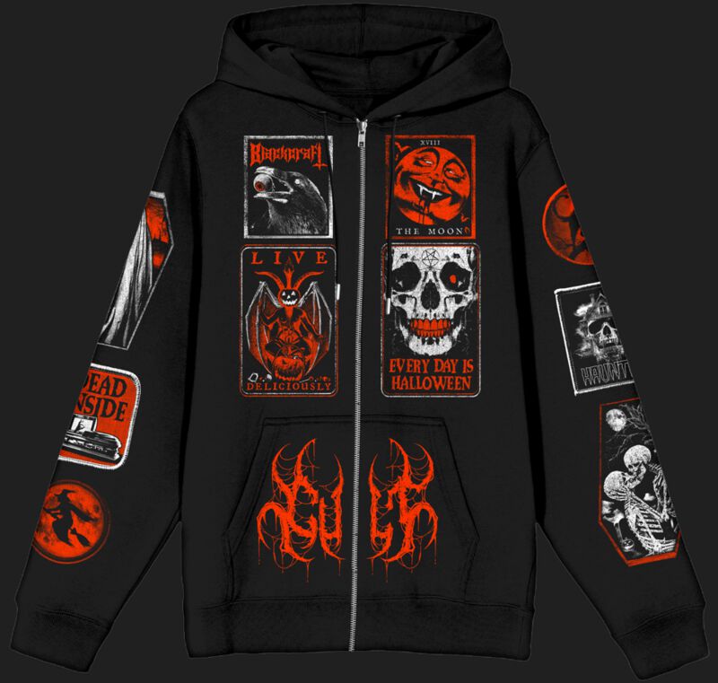 Sweat-shirt zippé à capuche  de Blackcraft Cult - DIY Halloween Zip-Up Hoodie - M à 4XL - pour Homme - noir