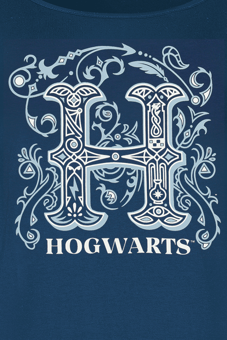 Harry Potter Hogwarts Langarmshirt blau