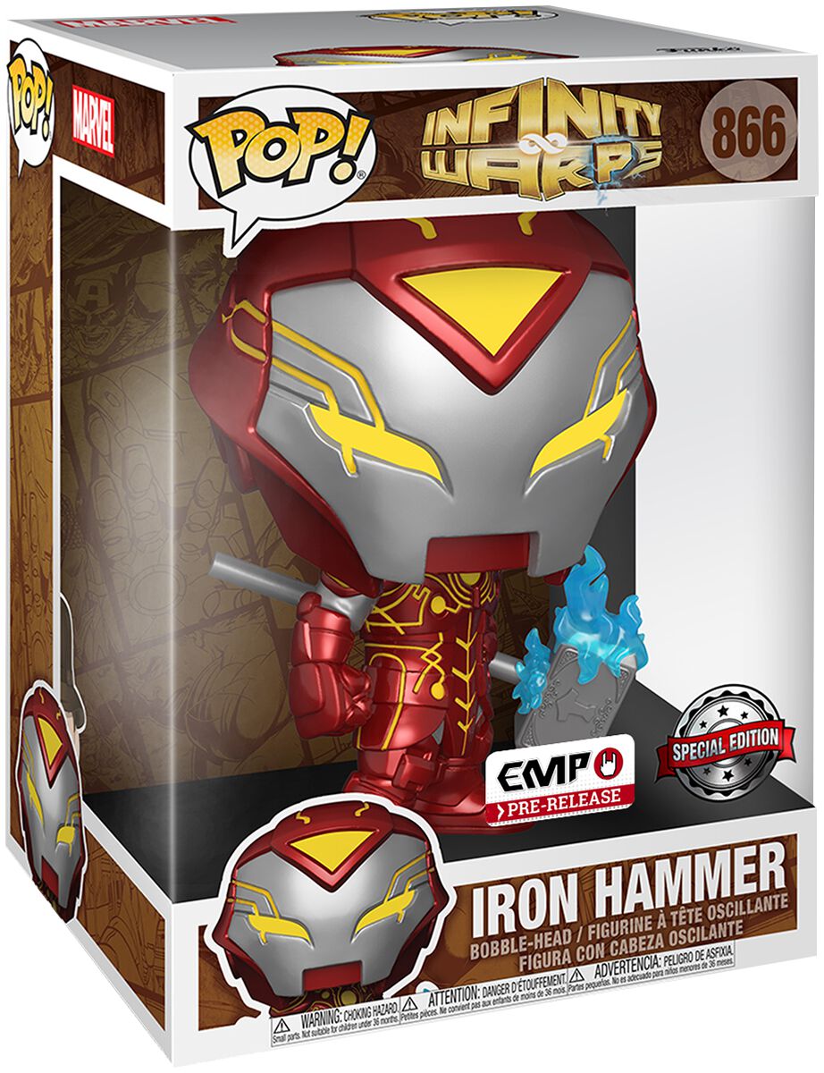 Marvel Infinity Warps - Iron Hammer (Pop! Jumbo) Vinyl Figure 866 Funko Pop! multicolor
