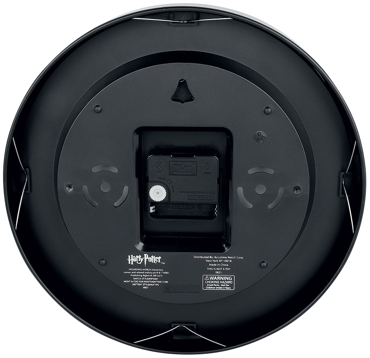 Harry Potter Slytherin Wanduhr multicolor