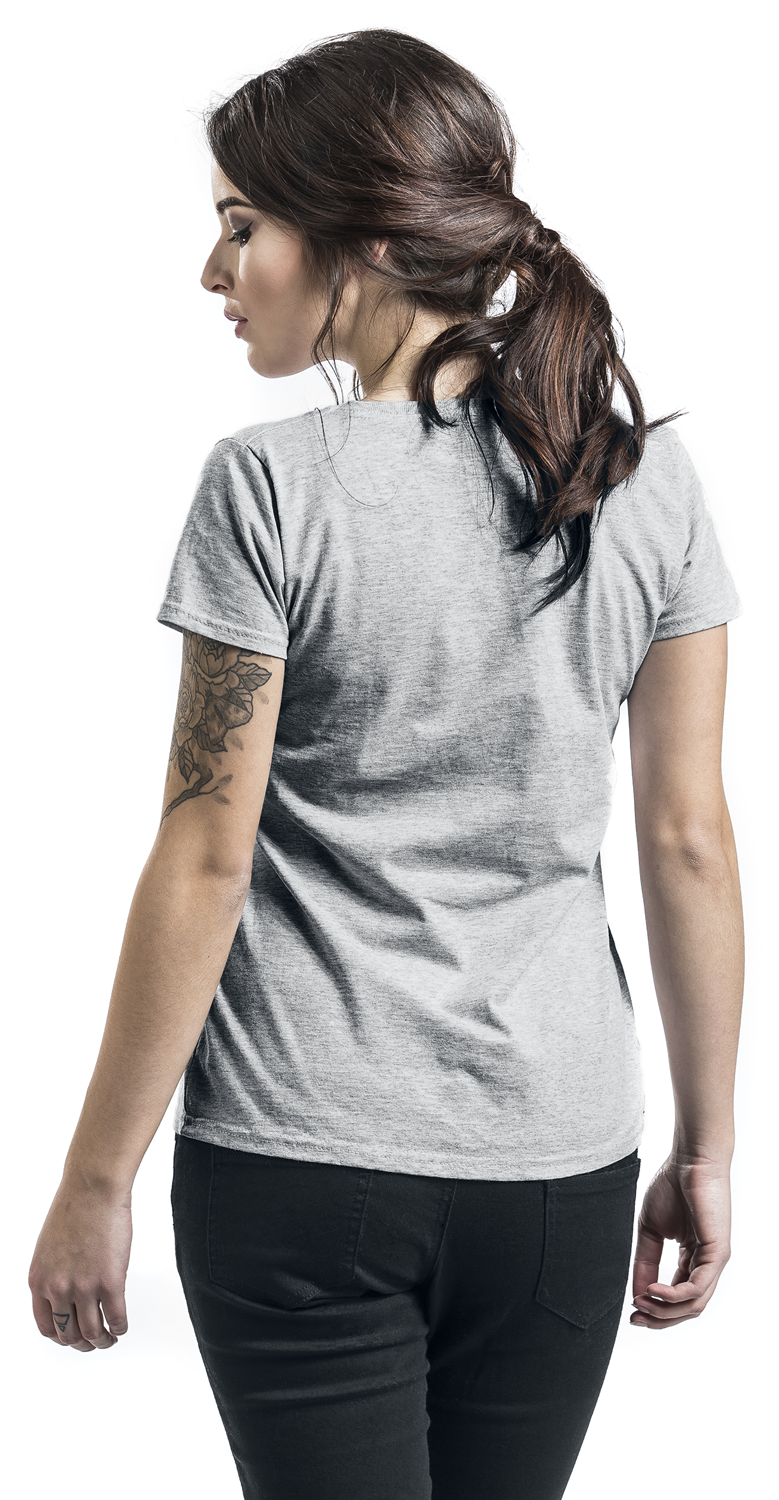 Ramones Seal T-Shirt grau meliert - 20.01% Rabatt