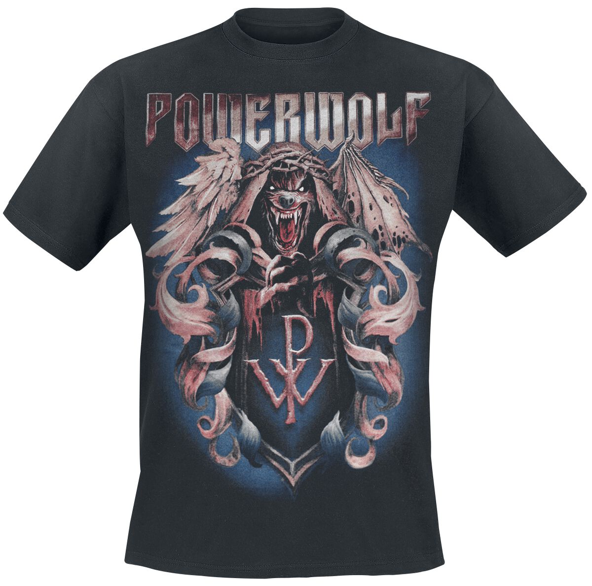 Powerwolf Metal Crest T-Shirt black