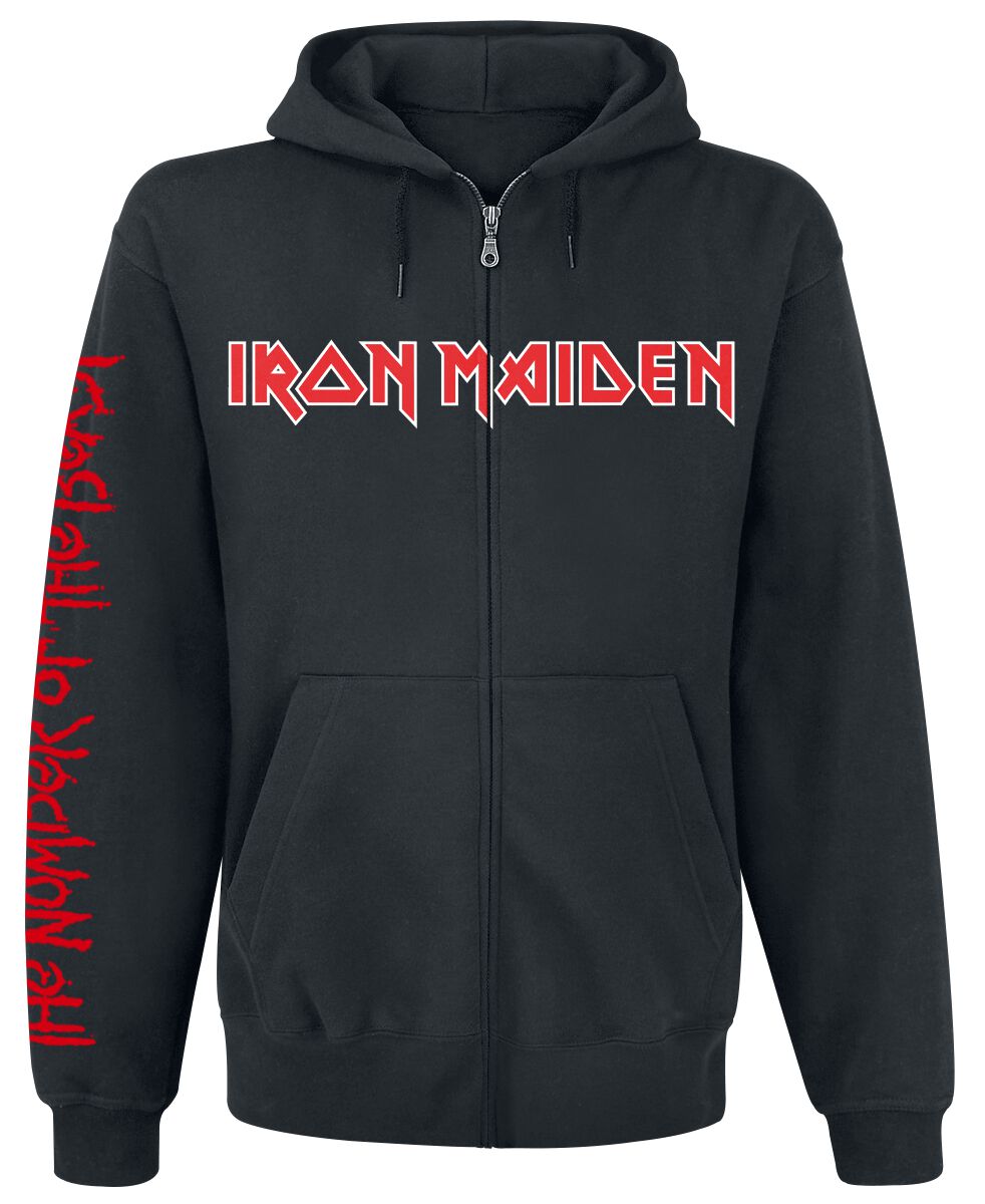 NOTB Kapuzenjacke schwarz von Iron Maiden