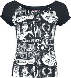 Gothicana X Elvira T-Shirt, Gothicana by EMP, T-Shirt