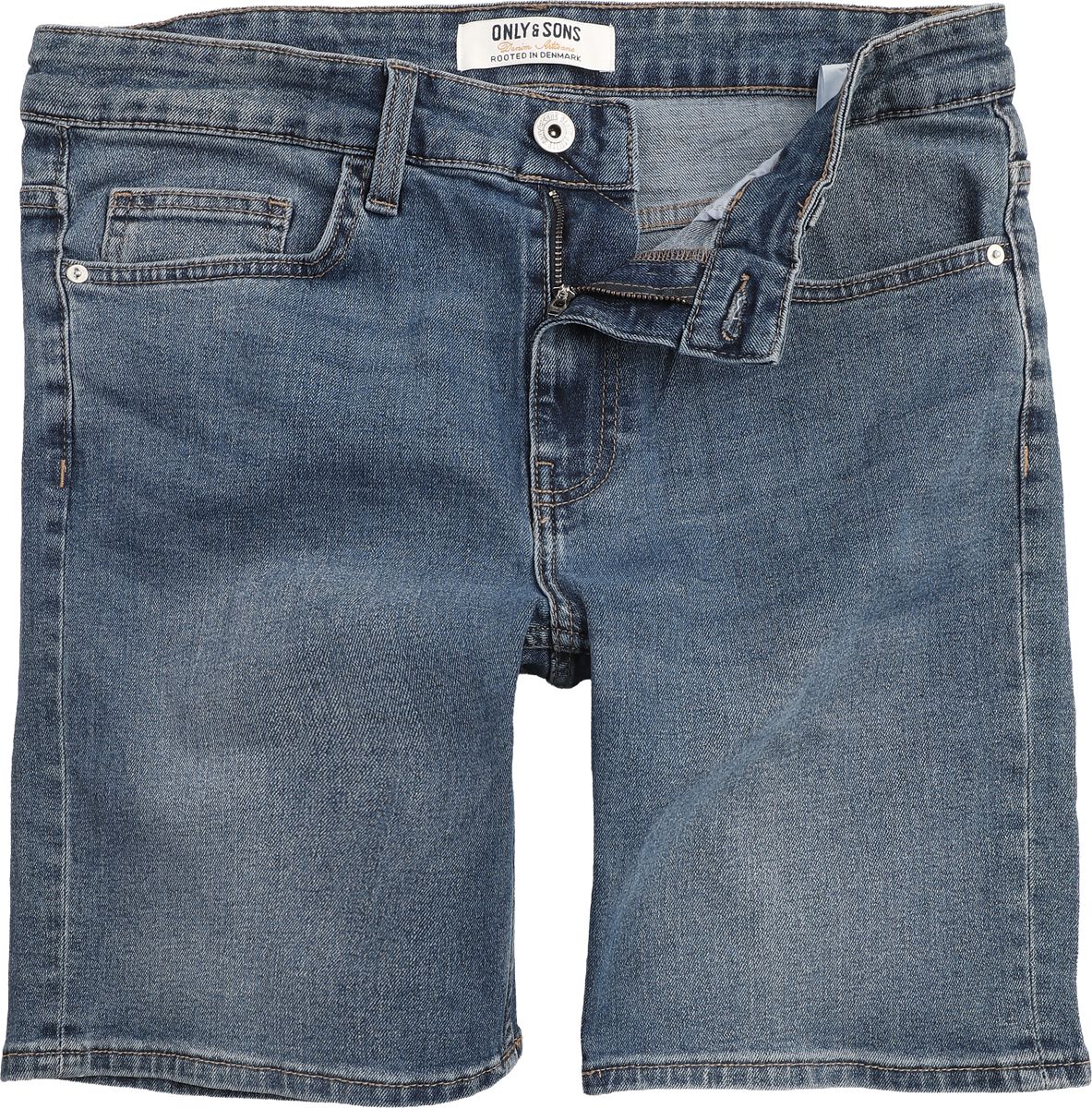 Short - ONSWEFT BOX PIM DNM SHORTS - S bis M - für Männer - Größe M - blau - Männer - male