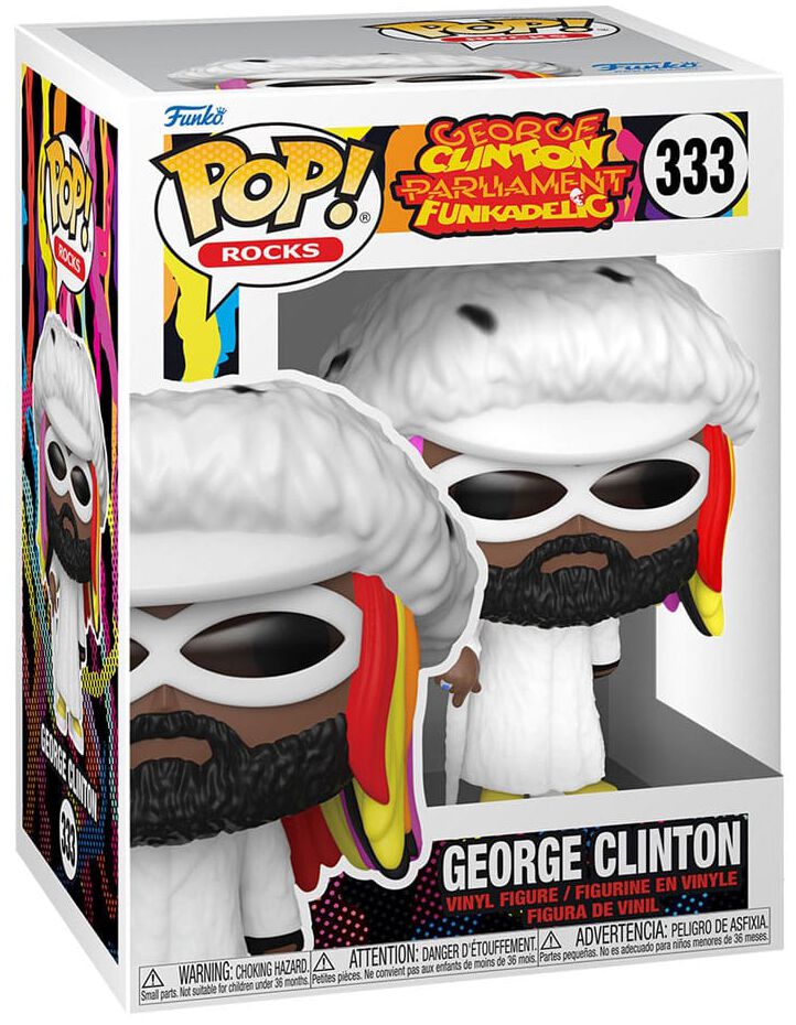 Levně George Clinton Vinylová figurka č.333 George Clinton Rocks! Sberatelská postava standard