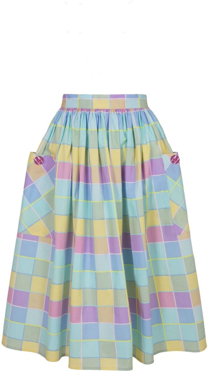 Image of Gonna al ginocchio di Hell Bunny - Skye Skirt - XS a XL - Donna - multicolore