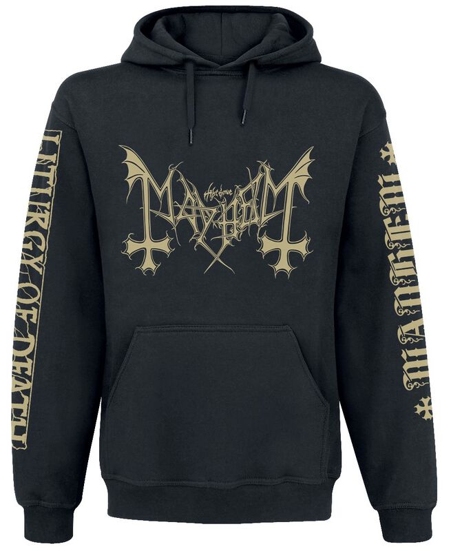 Mayhem Kapuzenpullover - Mors Imperat - S bis XXL - für Männer - Größe S - schwarz  - Lizenziertes Merchandise!