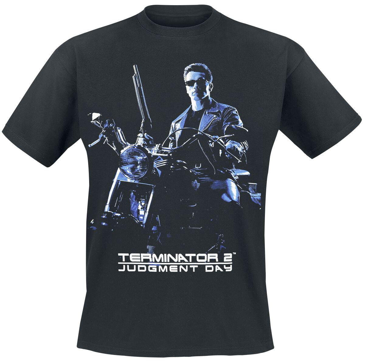 Terminator T-Shirt - 2 - Poster - S bis 3XL - für Männer - Größe 3XL - schwarz  - Lizenzierter Fanartikel