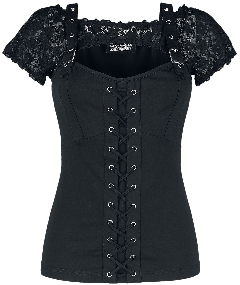 Poizen Industries - Gothic T-Shirt - Moral Top - S bis XXL - für Damen - Größe L - schwarz