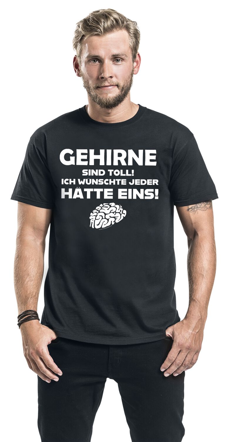 Ich Wünschte Du Wärst Hier Auf Englisch Gehirne sind toll! Ich wünschte jeder hätte eins! | Sprüche T-Shirt | EMP