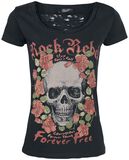 Cut-Out-Lace-Shirt, Rock Rebel by EMP, T-Shirt