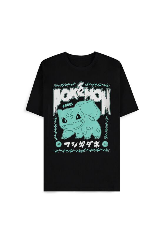 T-skjorte  av Pokémon - Bisasam Rock - Herrer - svart