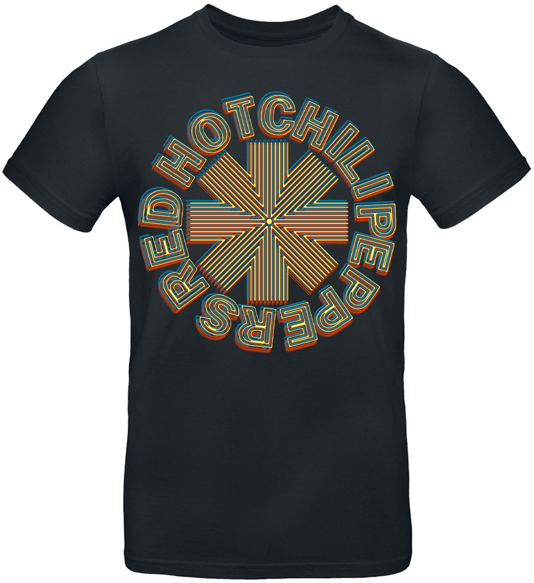 Red Hot Chili Peppers - Abstract Logo - T-Shirt - schwarz