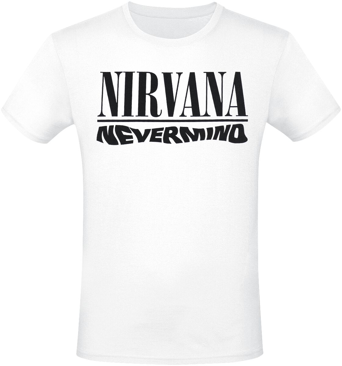 T-Shirt - Nevermind - S bis 3XL - für Männer - Größe 3XL - weiß - Lizenziertes Merchandise! - Männer - male