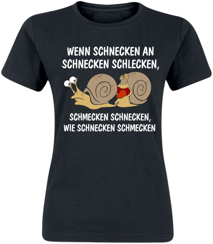 4068143461337 - Schnecken Schlecken T-Shirt schwarz in M