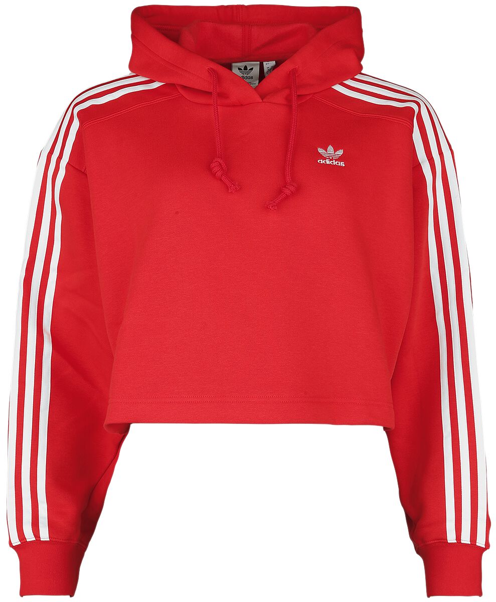 Sweat-shirt à capuche de Adidas - Sweat À Capuche Court - XL - pour Femme - rouge