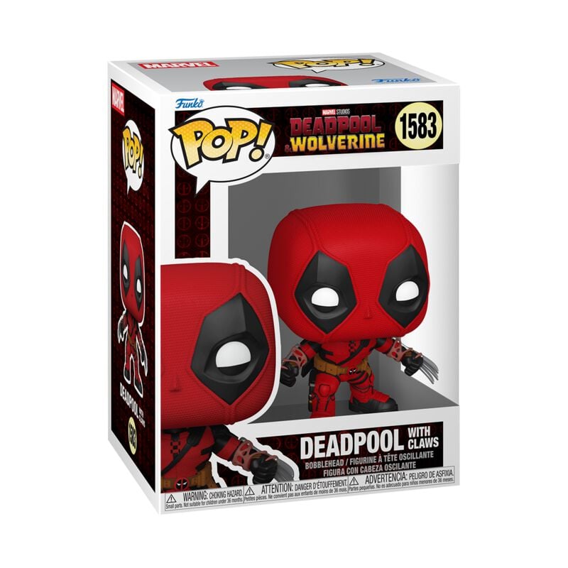 Deadpool 3 - Deadpool with claws Vinyl Figur 1583 - Funko Pop! Figur - Funko Shop Deutschland - Lizenzierter Fanartikel