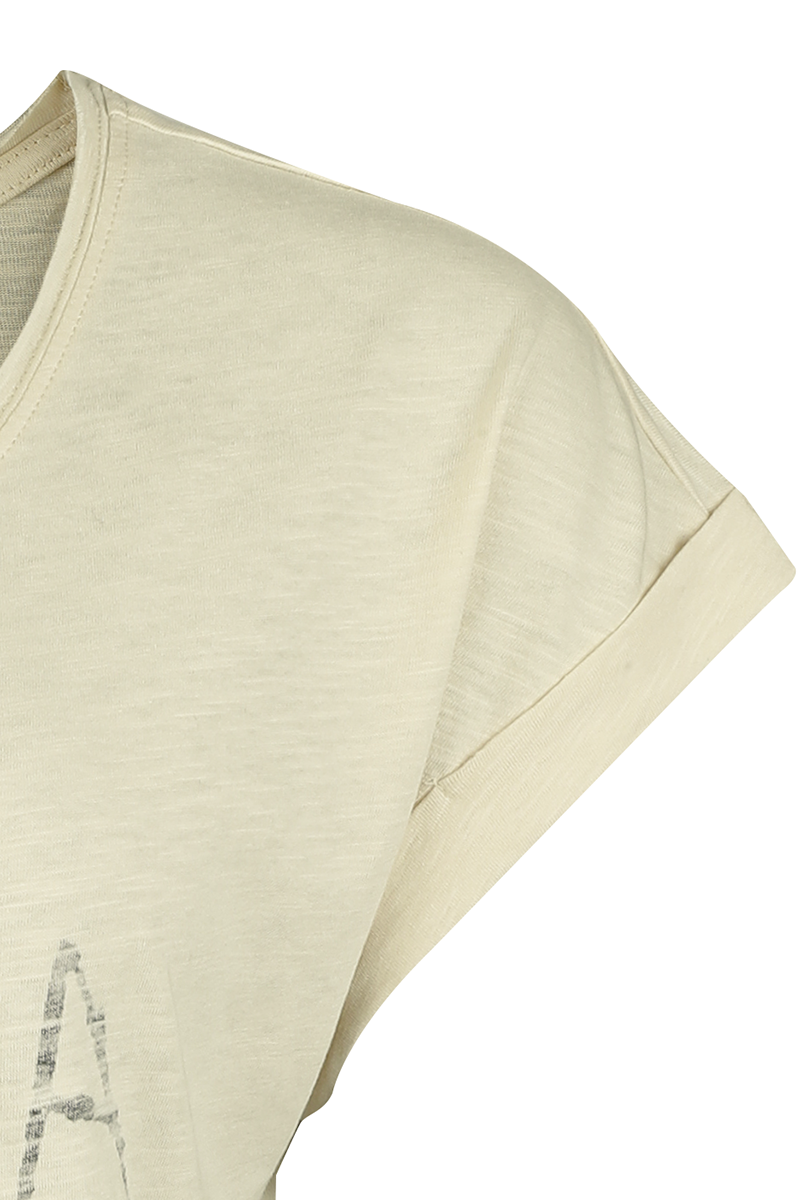 Thumbnail - Nirvana Smiley T-Shirt sand in S