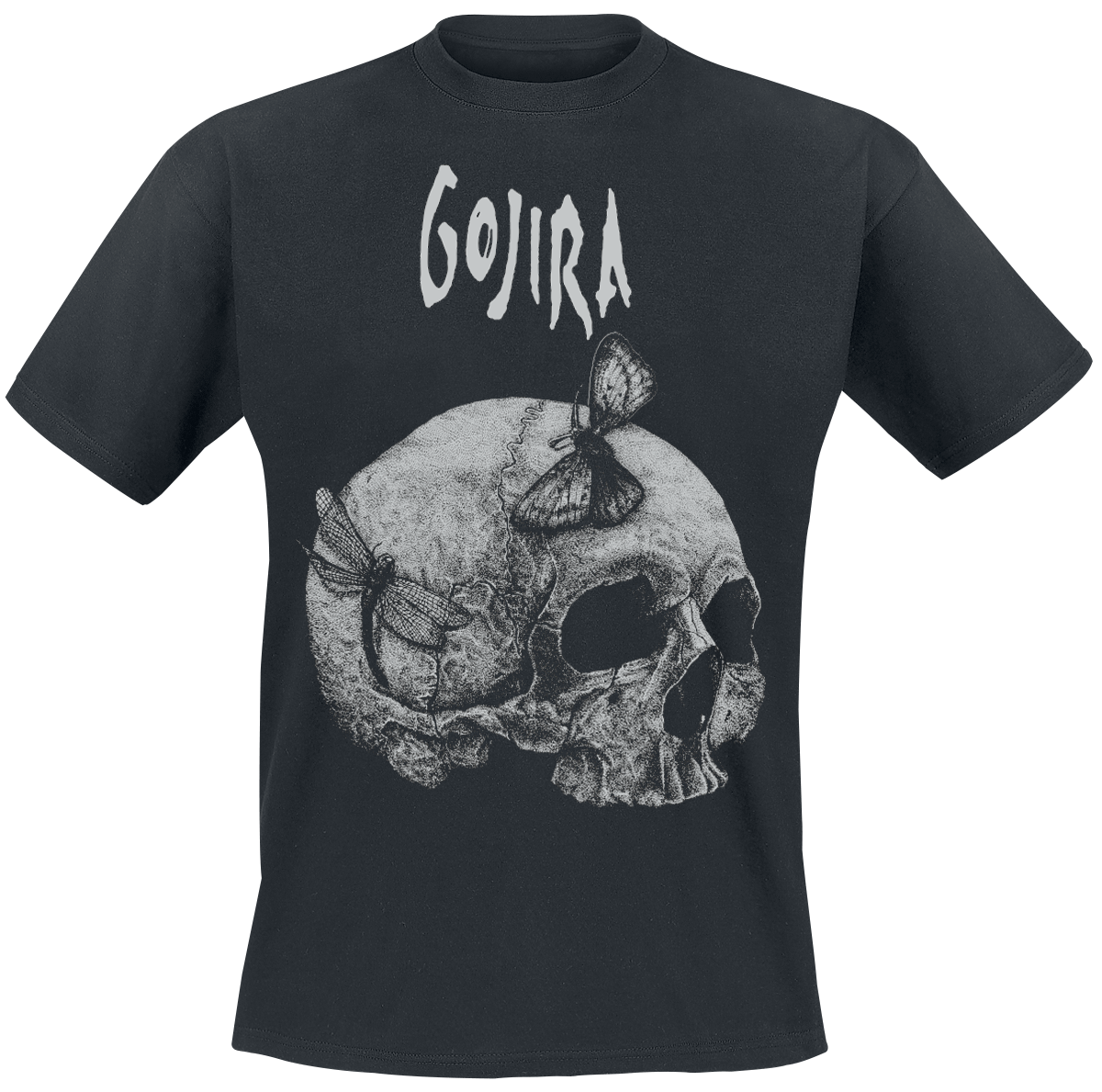Gojira - Moth Skull - T-Shirt - schwarz