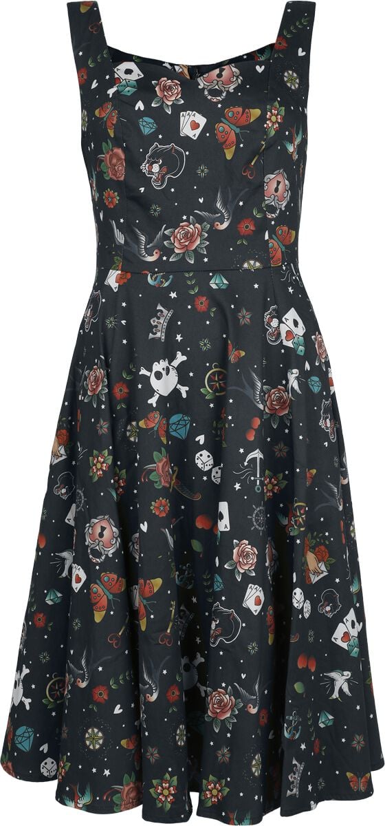 4068143374033 - Free Spirit Kleid Mittellanges Kleid schwarz in M