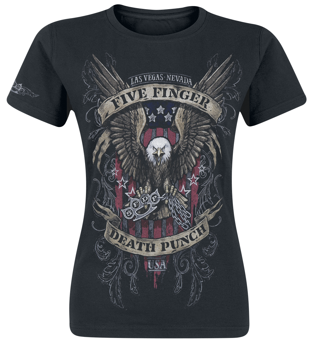 Five Finger Death Punch - Eagle Color - Girls shirt - black image