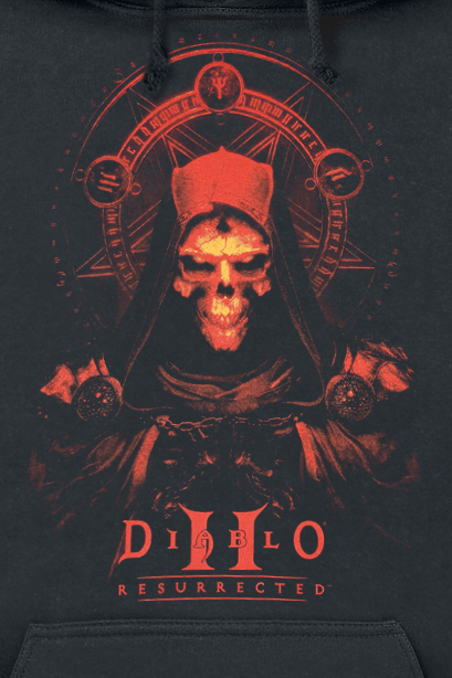 Diablo (Blizzard) 2 - Resurrection - Time to die Kapuzenpullover schwarz