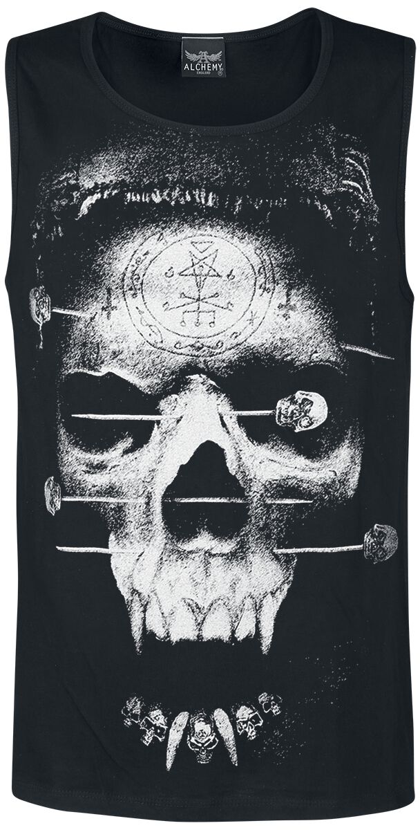Image of Canotta Gothic di Alchemy England - Death Fetish - S a 4XL - Uomo - nero