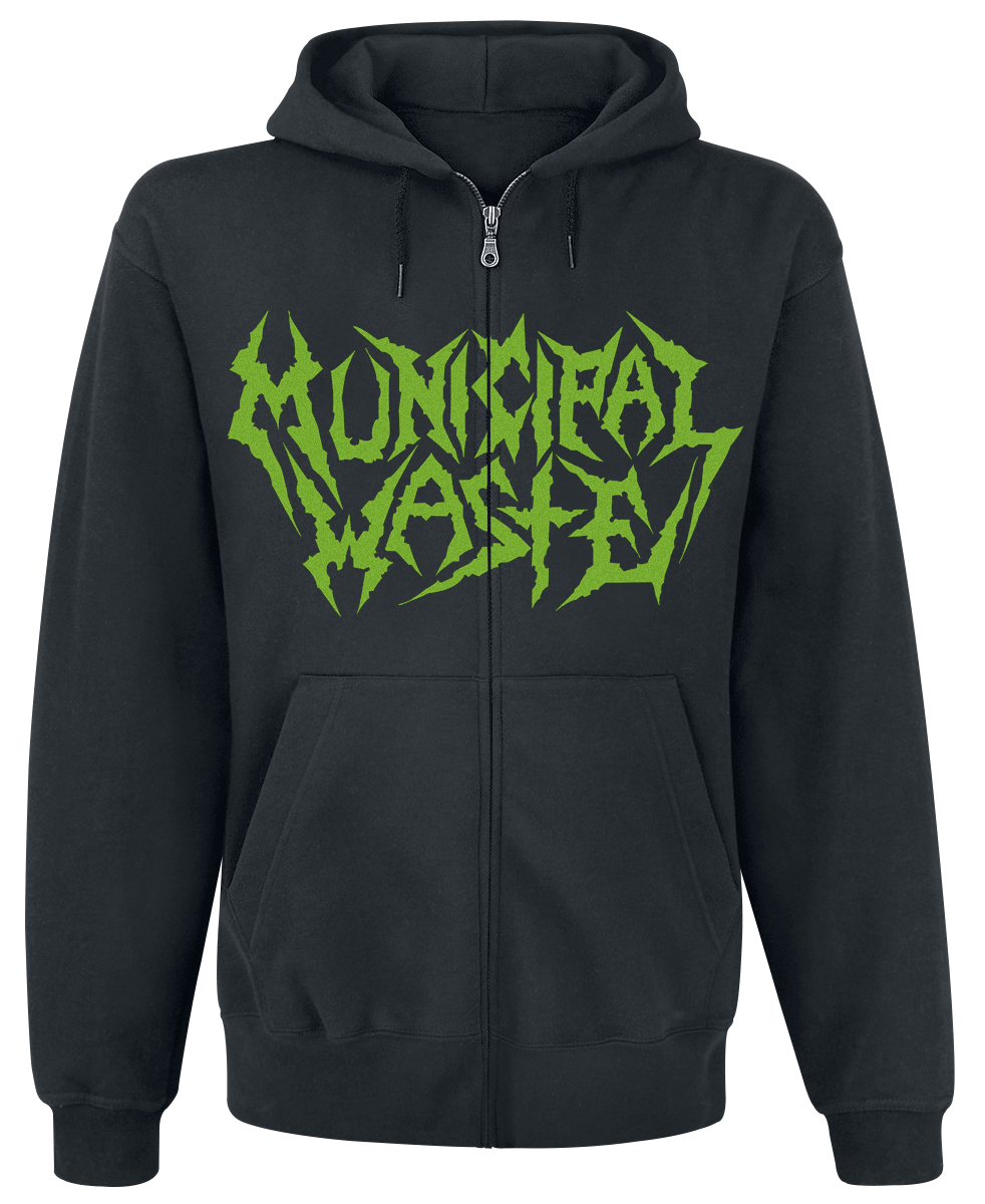 Municipal Waste - The Last Rager - Hooded zip - black image