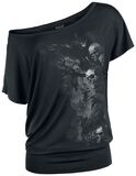 Skulls And Raven, Black Premium by EMP, T-Shirt