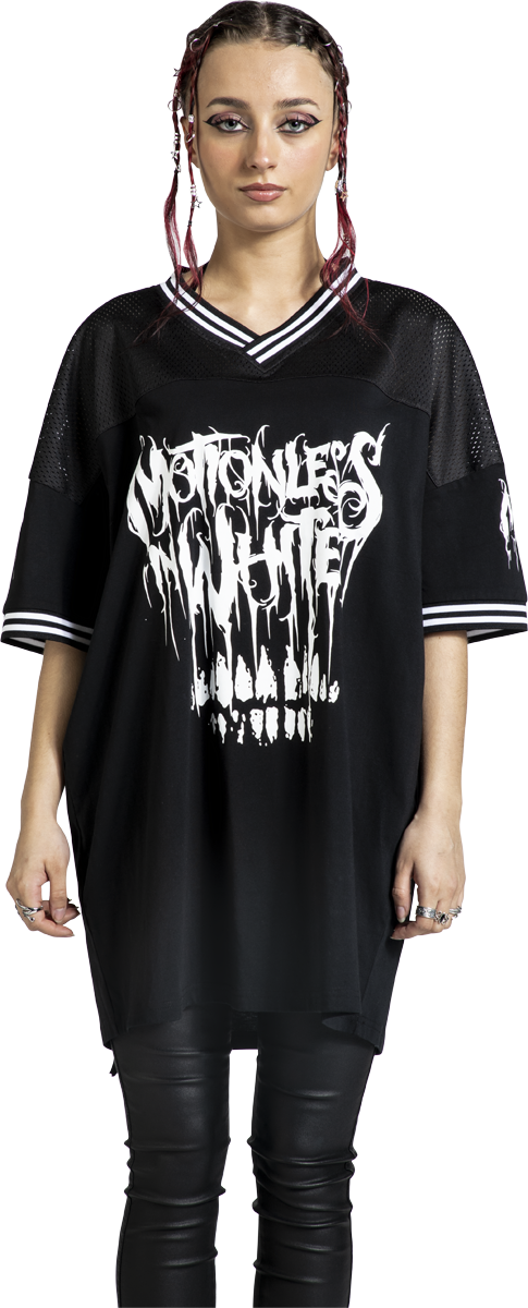 Thumbnail - Motionless In White EMP Signature Collection Oversize T-Shirt schwarz weiß in XL