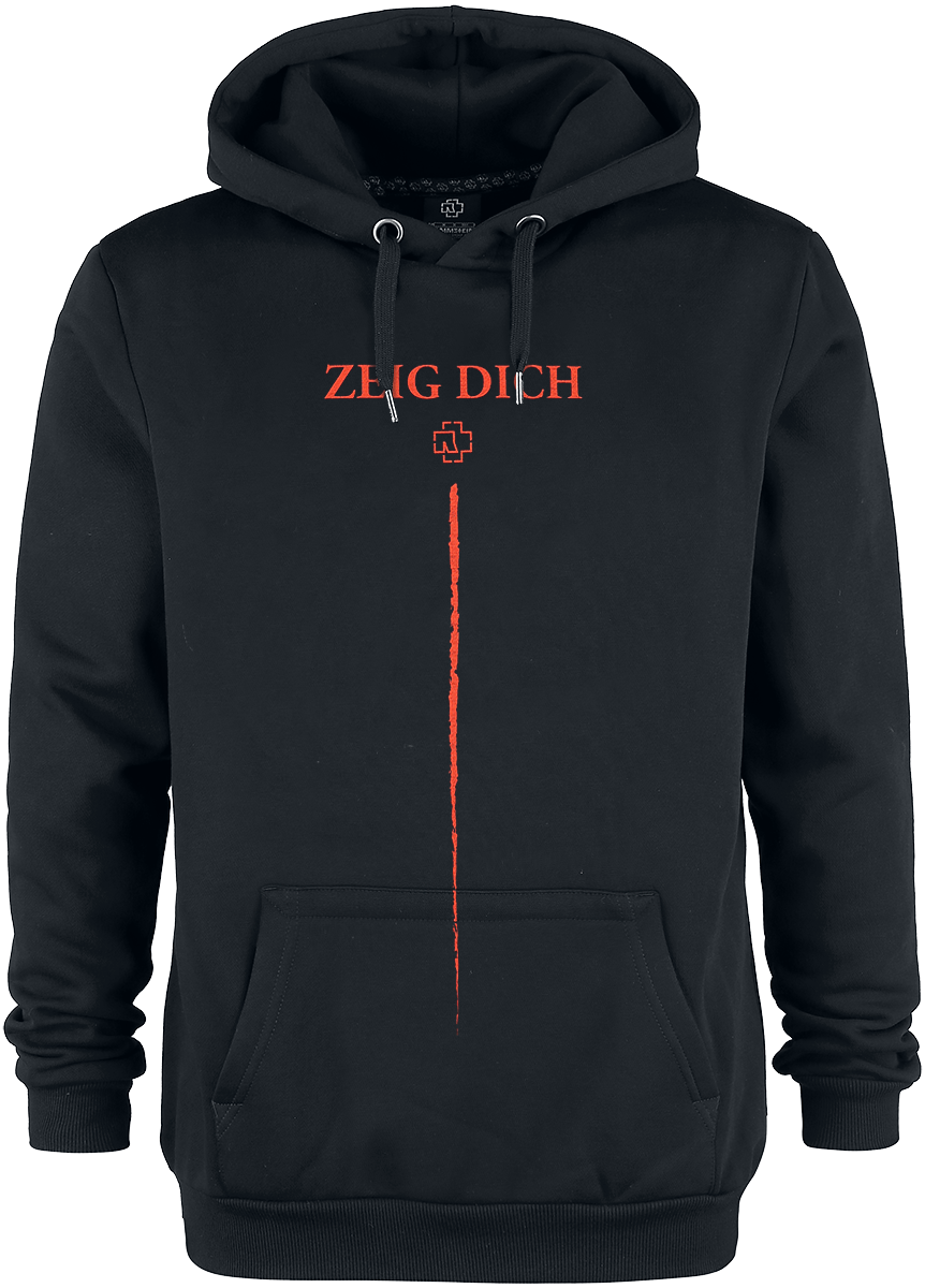 Rammstein - Zeig Dich Logo - Kapuzenpullover - schwarz