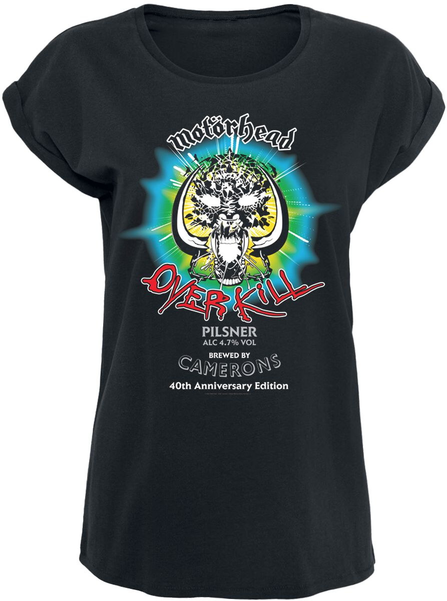 Motörhead Camerons Brewery Over Kill T-Shirt schwarz