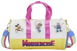 Loungefly - Mousercise Duffle Bag, Mickey Mouse, Umhängetasche