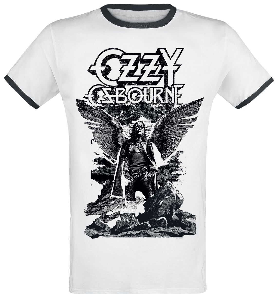 Angel Wings T-Shirt weiß von Ozzy Osbourne