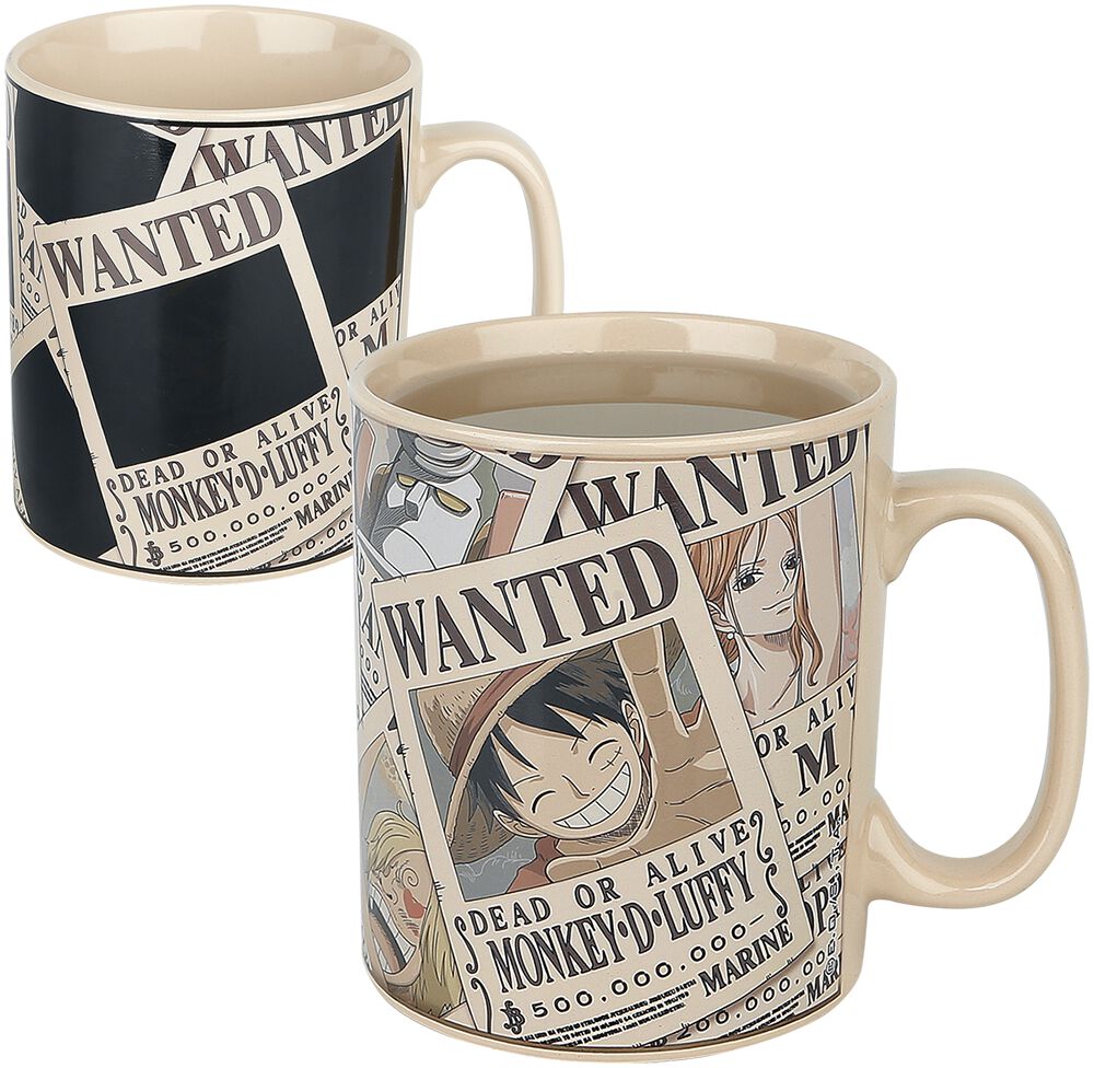 Anime Tasse - Wanted - Tasse mit Thermoeffekt - multicolor - Lizenzierter Fanartikel - None - unisex