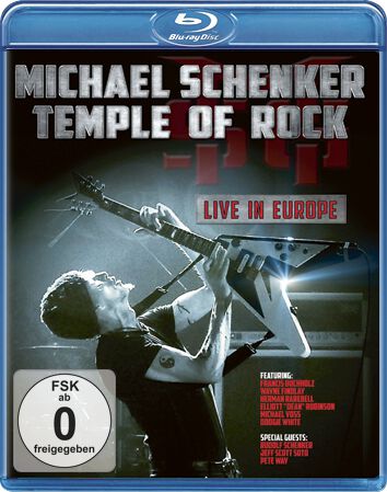 Image of Michael Schenker's Temple Of Rock Live in Europe Blu-ray Standard
