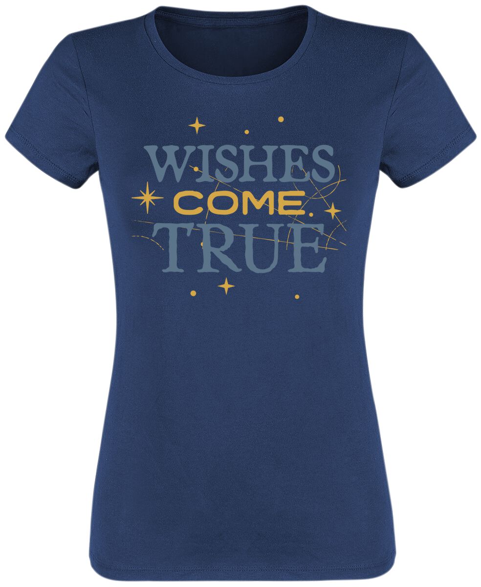 Levně Wish Wishes Come True Dámské tričko námořnická modrá